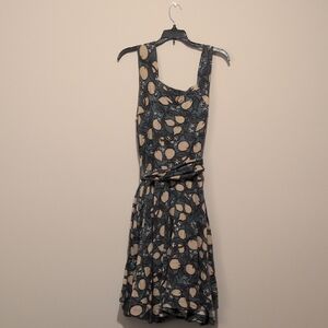 Womens Size 1X Effie's Heart Dolce Vita Lemon Print Sleeveless Dress